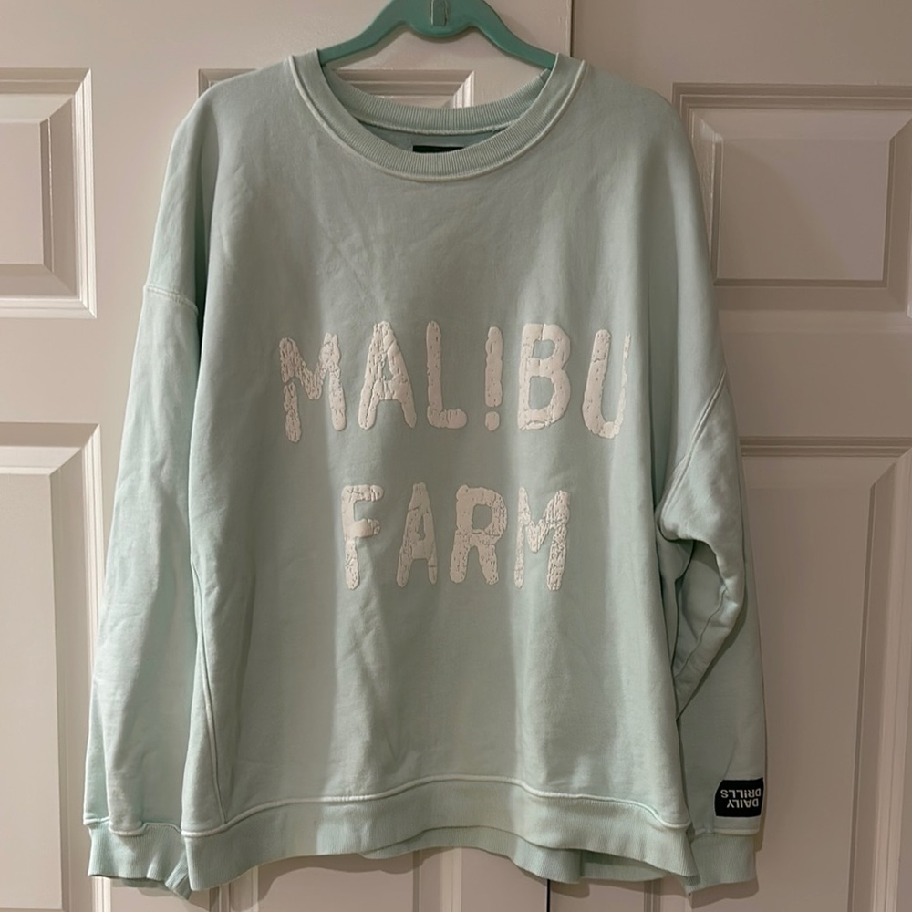Malibu Farm Mint Green Sweatshirt